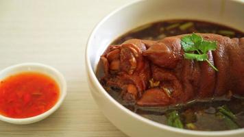 Stewed Pork Knuckle or Stewed Pork Leg - Asian food style video