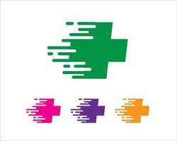 fast medicine logo designs vector simple modern minimalist to icon and symbol