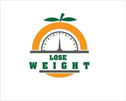 lose weight logo designs vector modern simple minimalist to icon and symbol