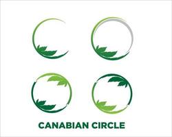 cannabis world logo designs icon simple modern vector