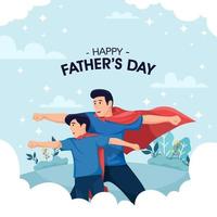 Happy Father's Day Concept vector