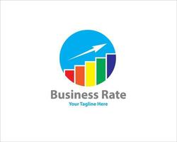 business up rate logo designs vector