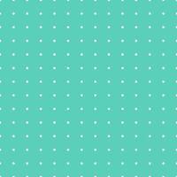 White polka dots on green background.Seamless vector pattern.