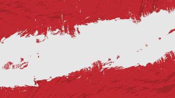 Abstract White Frame Grunge In Red Background Design Template vector