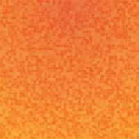 mosaico abstracto de píxeles brillantes de color naranja. concepto de tecnología. fondo de cuadrados manchados. plantilla de diseño ilustración vectorial vector