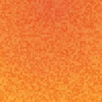 Orange bright pixel abstract mosaic.  Technology concept. Spotted squares background. Design template. Vector illustration.