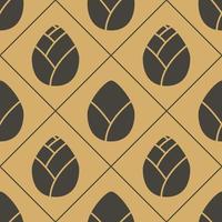 Background with lotus flower seamless pattern. vector