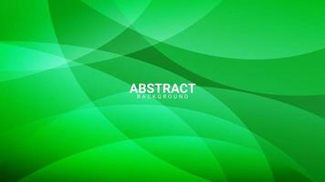 green abstract background with dynamic shape composition vector