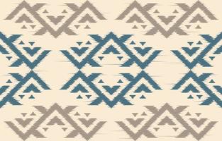 Ethnic abstract ikat art. Seamless pattern in tribal, folk embroidery, and Mexican style. Aztec geometric art ornament print.Design for carpet, wallpaper, clothing, wrapping, fabric, cover, textile vector