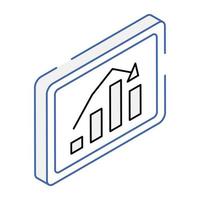 An infographic vector of bar chart