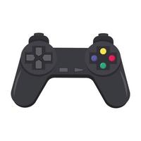 mando de joystick. equipos para videojuegos en una computadora o decodificador. vector