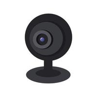 cámara web digital símbolo de chat de video de cámara web en línea. vector