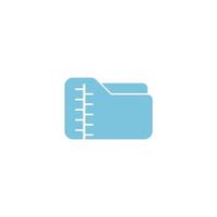 Folder icon flat design template vector