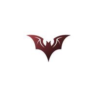 Bat animal logo icon illustration template vector