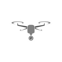 vector de ilustración de diseño de logotipo de icono de drone