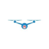 vector de ilustración de diseño de logotipo de icono de drone