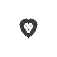 Lion head icon logo design vector template