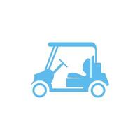 Golf cart icon design concept illustration vector