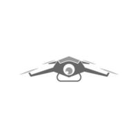 vector de ilustración de diseño de logotipo de icono de drone