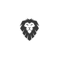 Lion head icon logo design vector template