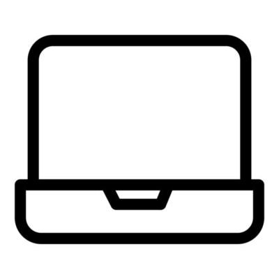 illustration of laptop icon