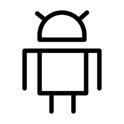 illustration of android icon