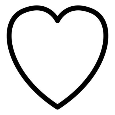 illustration of love icon