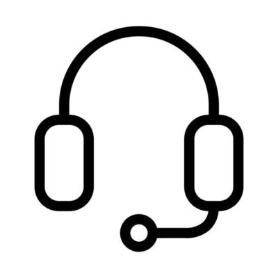 illustration of headphone icon