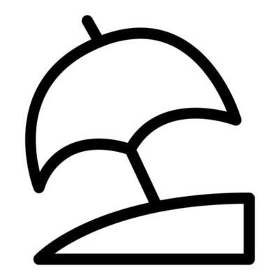 illustration of umbrella icon