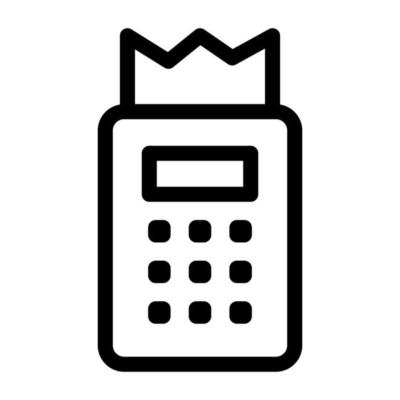 illustration of calculator icon