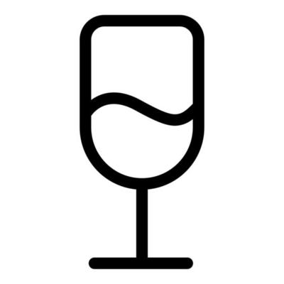 illustration of wine icon