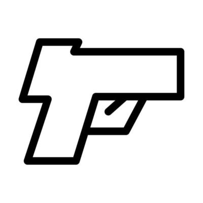 illustration of pistol icon