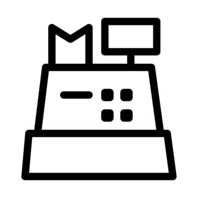 illustration of cashier icon