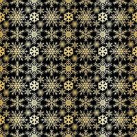 Vector Christmas card. Snowflakes background. Winter seamless pattern.