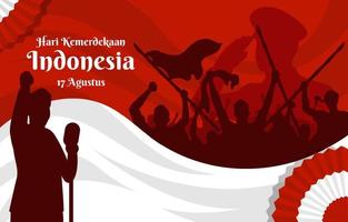 Hari Kemerdekaan Indonesia Independence Day Red White