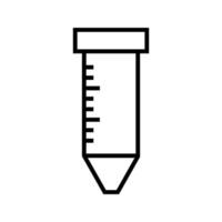 falcon tube, laboratory tube icon vector