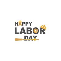 Labor day icon design illustration template vector