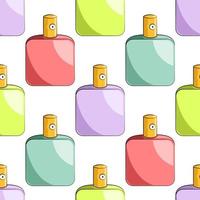 Seamless vector pattern with color little perfume