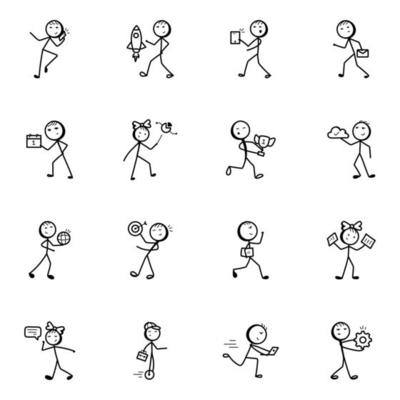 Stick Man Vector Art, Icons, and Graphics for Free Download