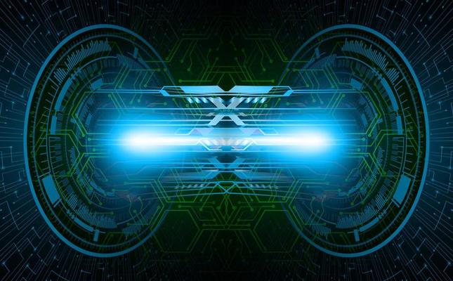 cyber circuit future technology concept background