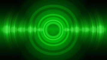 Sound waves oscillating dark light vector