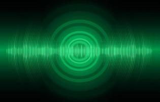 Sound waves oscillating dark light vector