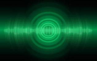 Sound waves oscillating dark light vector