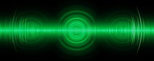 Sound waves oscillating dark light vector