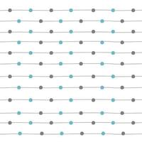 Cute pattern stripe line with grey and blue polkadots. vector