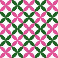 Geometric flower pattern backgrounds vector
