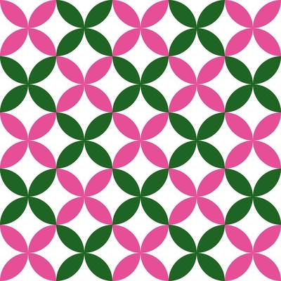 Geometric flower pattern backgrounds