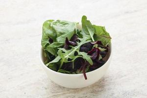 Vegetarian mix green vitamin salad photo