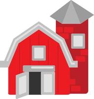 Farm house vector clipart for decoration