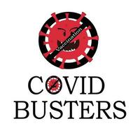 Vector Illustration of Covid Busters Vaccination Outreach